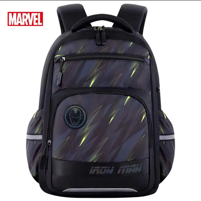 

Disney Genuine New School Bags For Boys Primary Student Shoulder Orthopedic Backpack Iron Spider Man Captain America Mochila