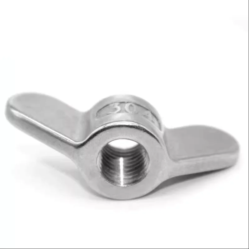 

304 Butterfly Nuts , Precision Casting DIN315 Stainless Steel Wing Nuts M4 M6 M8 M10 M12 Wing Nut