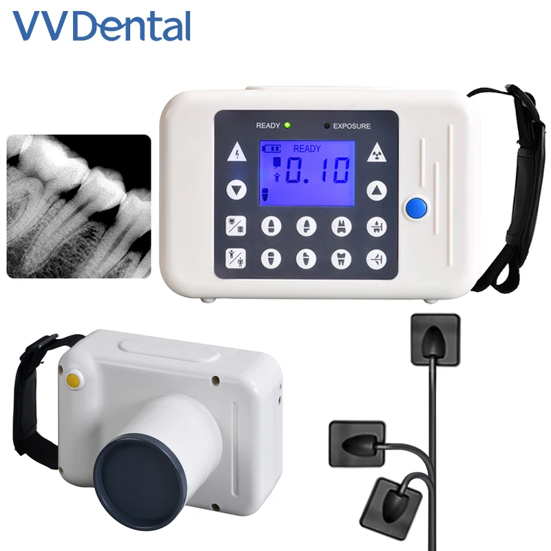 

VVDental Handheld Dental Portable Film Machine X-Ray Machine Digital Imaging System High Frequency X Ray Unit Dental X-Ray