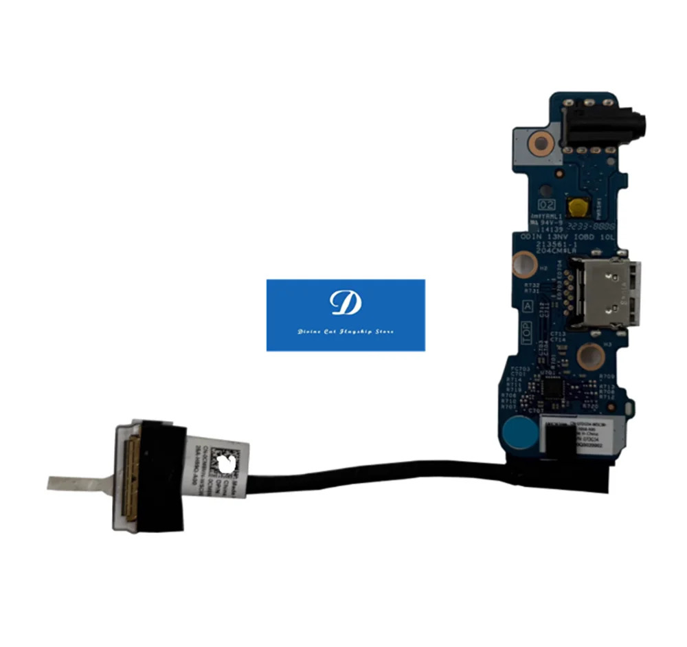 FOR Dell Inspiron 5320 5330 Audio USB Board 07DG54 Cable CM8MN Fingerprint Recognition Device