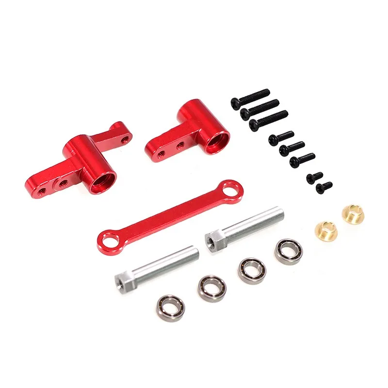 Voor MJX Hyper Go 14210 14209 14211 1/14 RC auto stuurinrichting met lagers stuurkolom stuuras upgrade onderdelen
