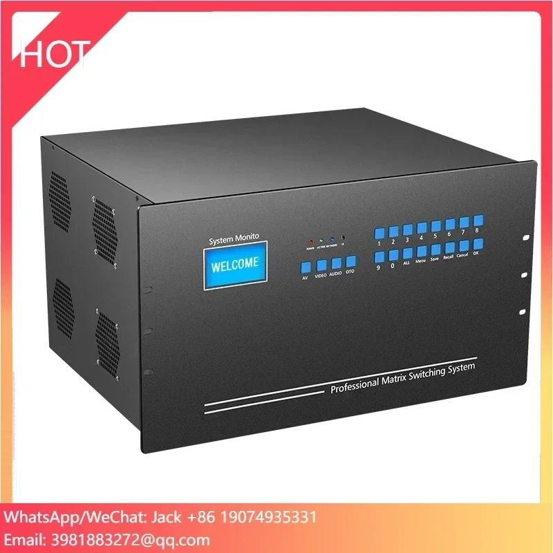32 In 32 Out Video Matrix Support 2K@30Hz, 1080P 3D@60Hz, HD 32X32 Matrix Switcher With IP Controller Web Gui