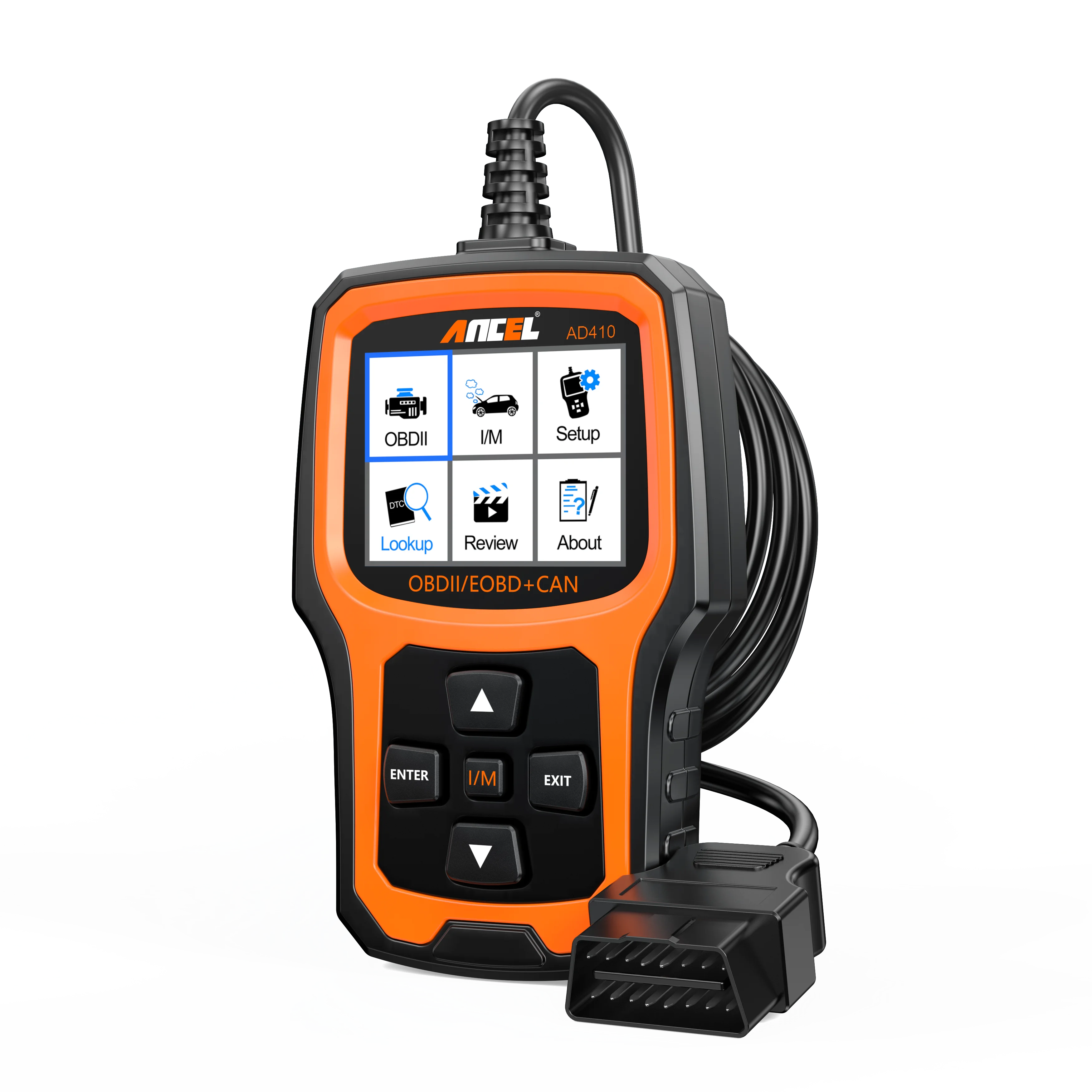 ANCEL AD410 OBD2 Scanner Code Reader voor Check Engine Light Automotive OBD2 Scanner Foutdiagnose OBD2 Scan Tool voor alle OBDII - afbeelding 1