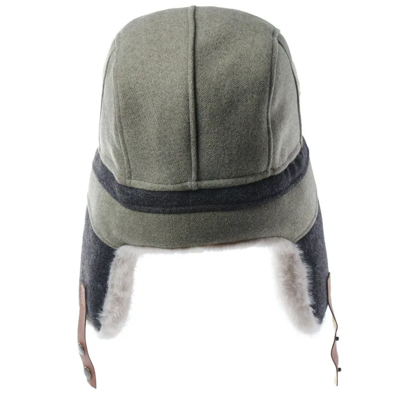New Stylish Ushanka Winter Hat for Men Women, Windproof Warm Earflap Cap for Outdoor Cycling