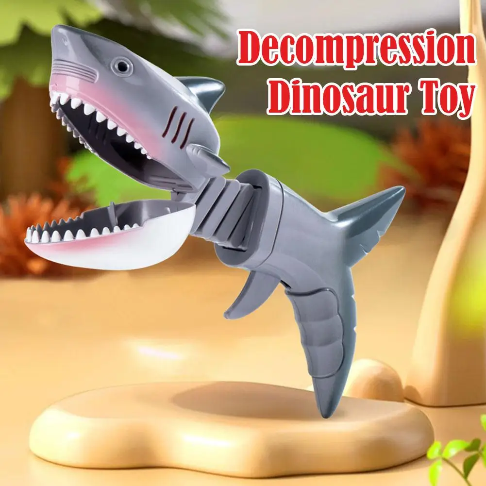 Hungry Dinosaur Grabber Toys Animal Claw Chomper Toy Retractable Spring Manipulator Dinosaur Bite Game Snapper Dino Toys Gifts