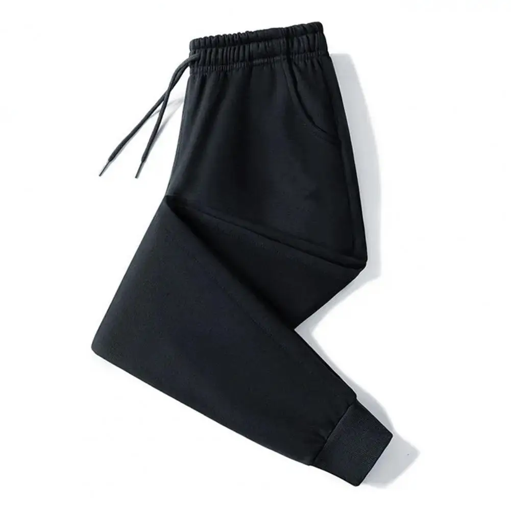 

Trendy Sport Pants Elastic Waistband Sweat Absorbent Smooth Men Summer Outdoor Casual Jogging Sweatpants