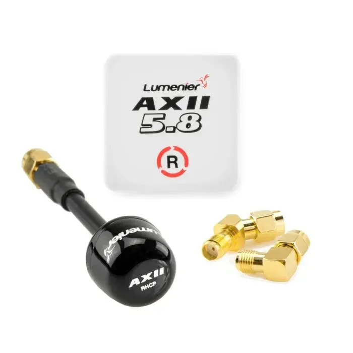 Lumenier AXII 2 Diversity Antenna Bundle 5.8GHz Long Range 2.2dBic Gain For RC Drone Part kit