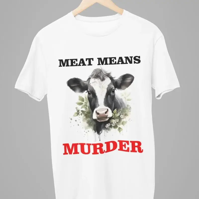 T-shirt Cruauté envers les animaux / Viande signifie meurtre