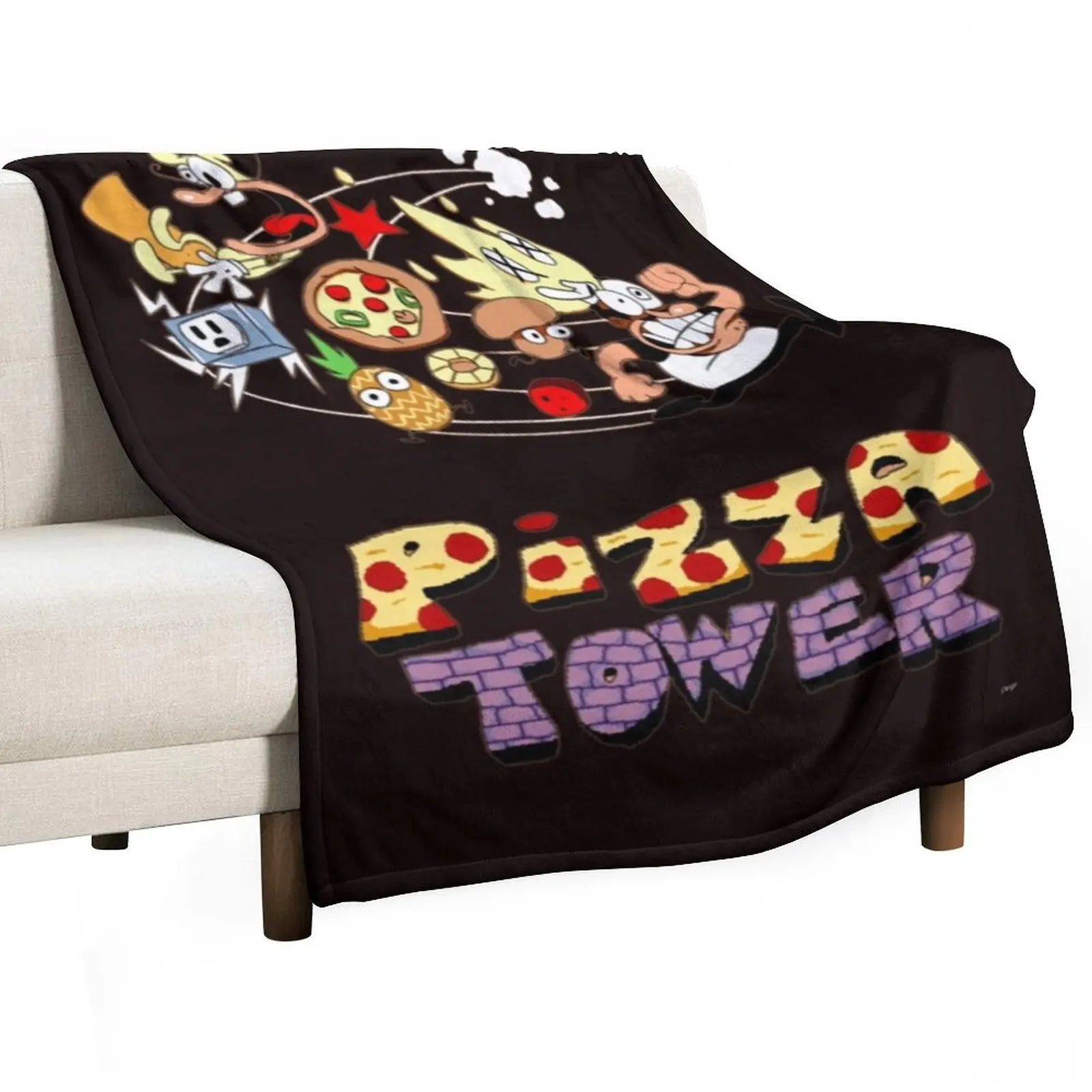 

Pizza Tower Peppino Trans Throw Blanket Soft Plush Plaid valentine gift ideas Sofas Blankets