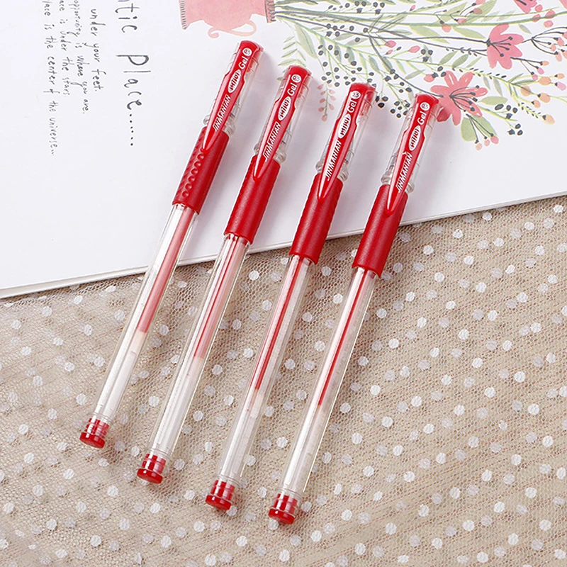 10Pcs 0.5mm Gel Pen Set Black Blue Red Ink Color Ballpoint Pen Writing Tool Students Office Stationery School Supplies