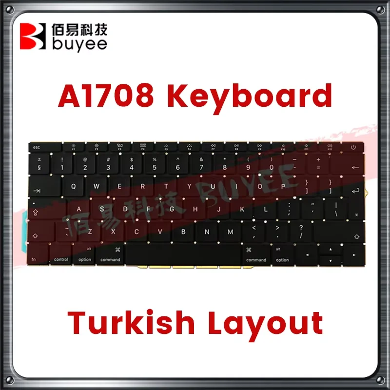 

Genuine New A1708 Turkish Layout Keyboards For Macbook Retina Pro 13" A1708 TR Keyboard 2016 2017 Laptop Replacement