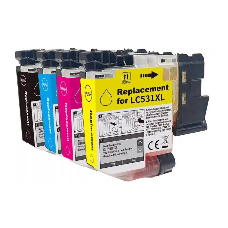 

LC531 LC531XL Compatible Ink Cartridge For Brother LC531 LC531XL DCP-J1260W J1310DW J1360DW Printer