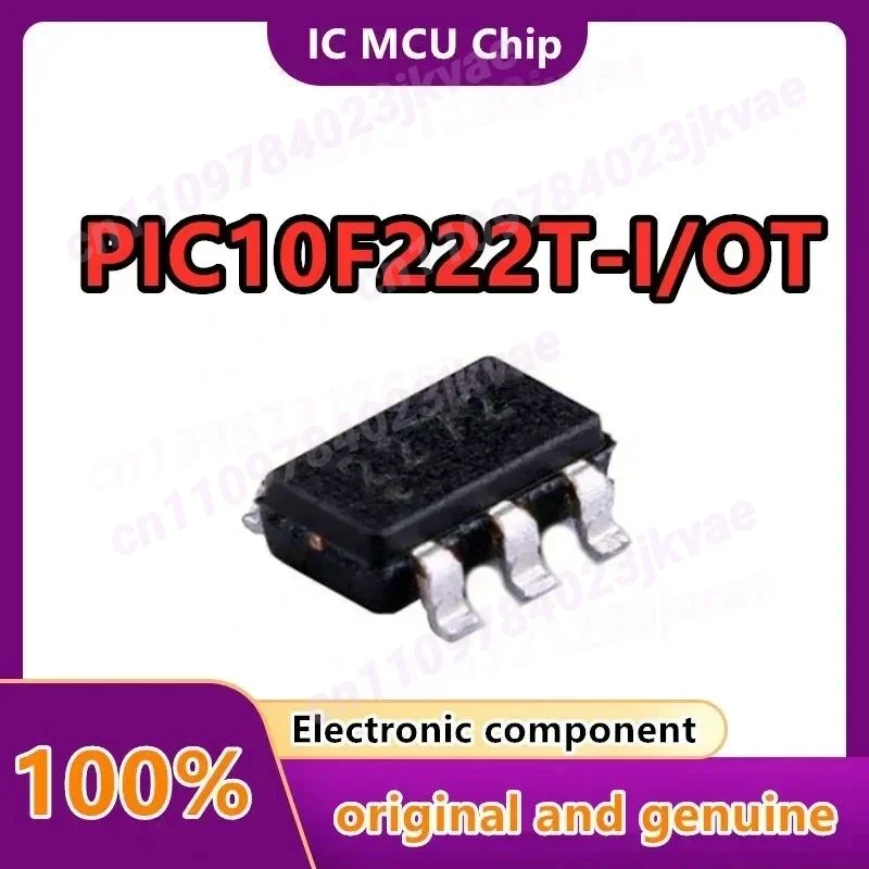 50pcs/Lot PIC10F222T-I/OT Encapsulation SOT-23-6 PIC10F222T 8-bit Microcontroller -MCU PIC10F222 Integrated Circuit