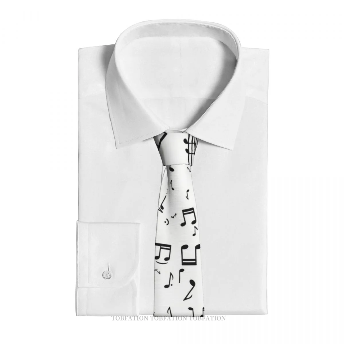 Singing In The Raaaain Music Notes New 3D Printing Tie 8cm Wide Polyester Necktie Shirt Accessories Party Decoration
