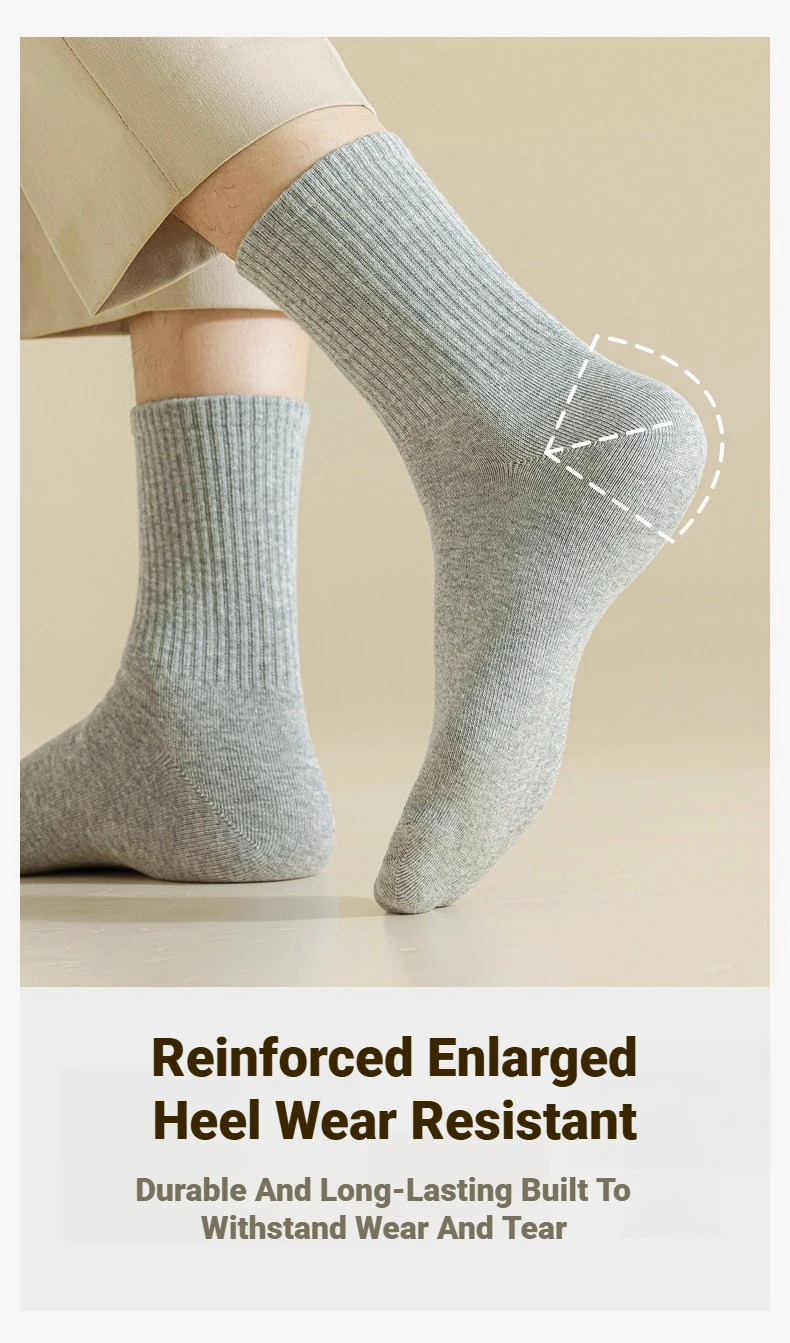 5 Paar einfarbige Damensocken, schlicht, vielseitig, modisch, geruchsabweisend, atmungsaktiv, weich, bequem, für Freizeit, Sport und den täglichen Gebrauch. – Detail 6