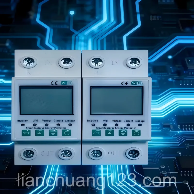 

Smart LCD Auto Reclosing Protection Device with Voltage Current Leakage Metering WiFi Electric Components Industrial Controls