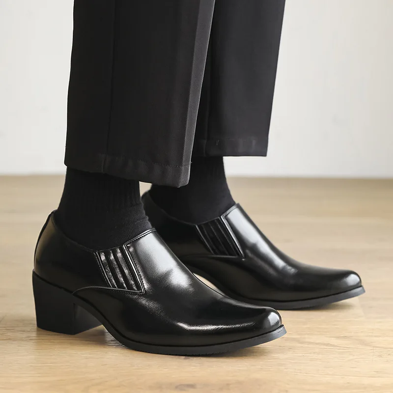 

Classic Italy Pointed Toe Leather Shoes Men Luxury Oxfords Business Formal 2026 Men Shoes Boos Dress Men Black Wedding Shoes