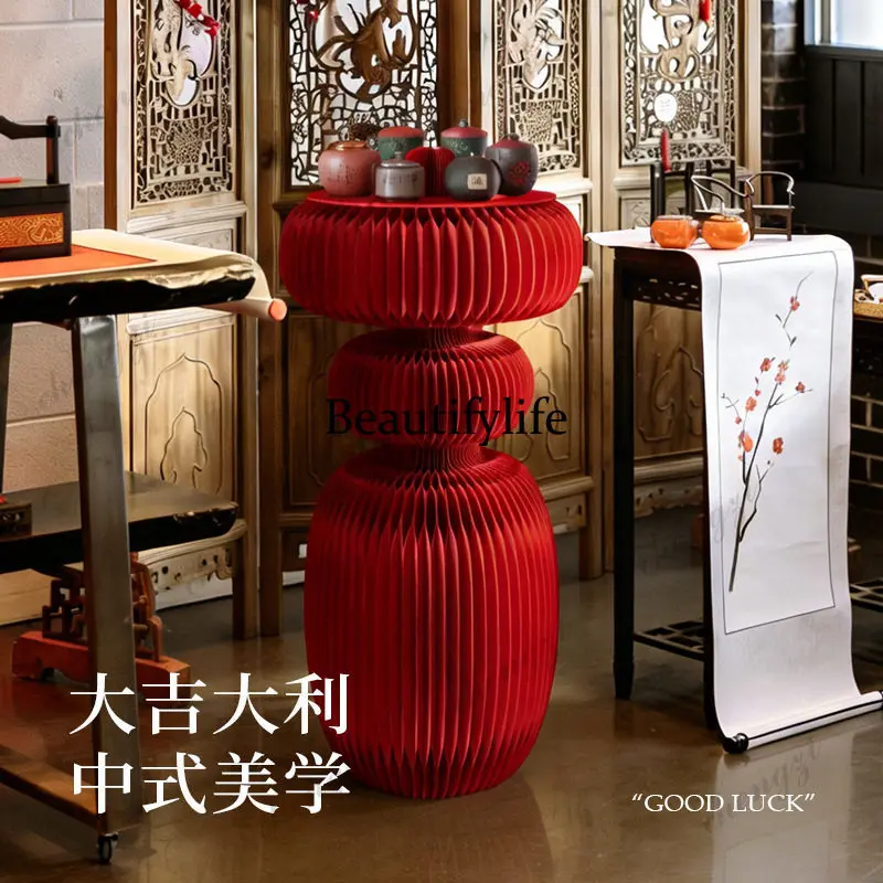Daji Ornament Chinese Spring Festival Atmosphere Arrangement Props Floor Decoration Ornament Small Objects Display Shelf