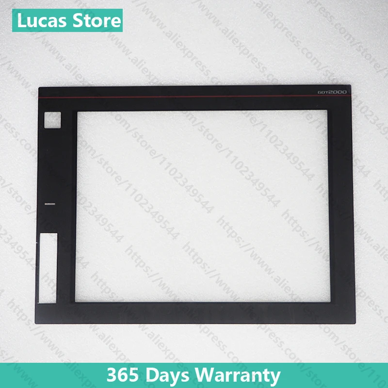 Touch Panel Screen Glass Digitizer for GT2712-STBA GT2712-STBD GT2712-STWA GT2712-STWD Touchscreen with Overlay Protective Film