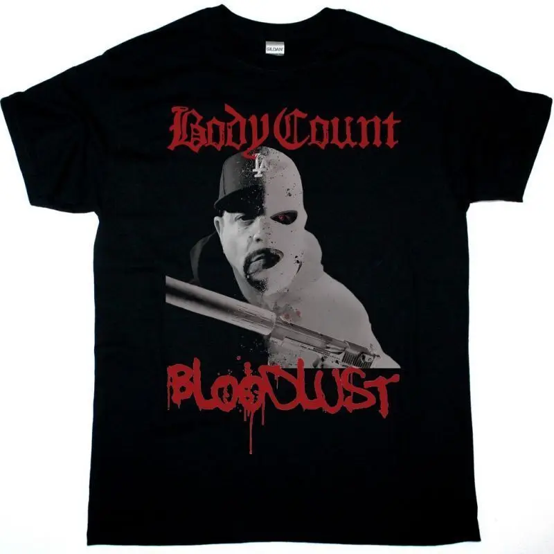 Body Count Bloodlust New Black Retro, Vintage Graphic Unisex  Anime  T-shirts unisex Short Sleeve  100%Cotton