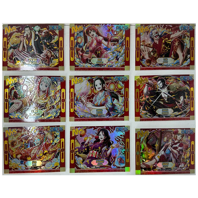 Anime ONE PIECE Rare TCP PR NYS LSZ DB SP SSP Lamina di rifrazione Rufy Usopp Franky Giocattoli per ragazzi Carta da collezione Regalo di compleanno