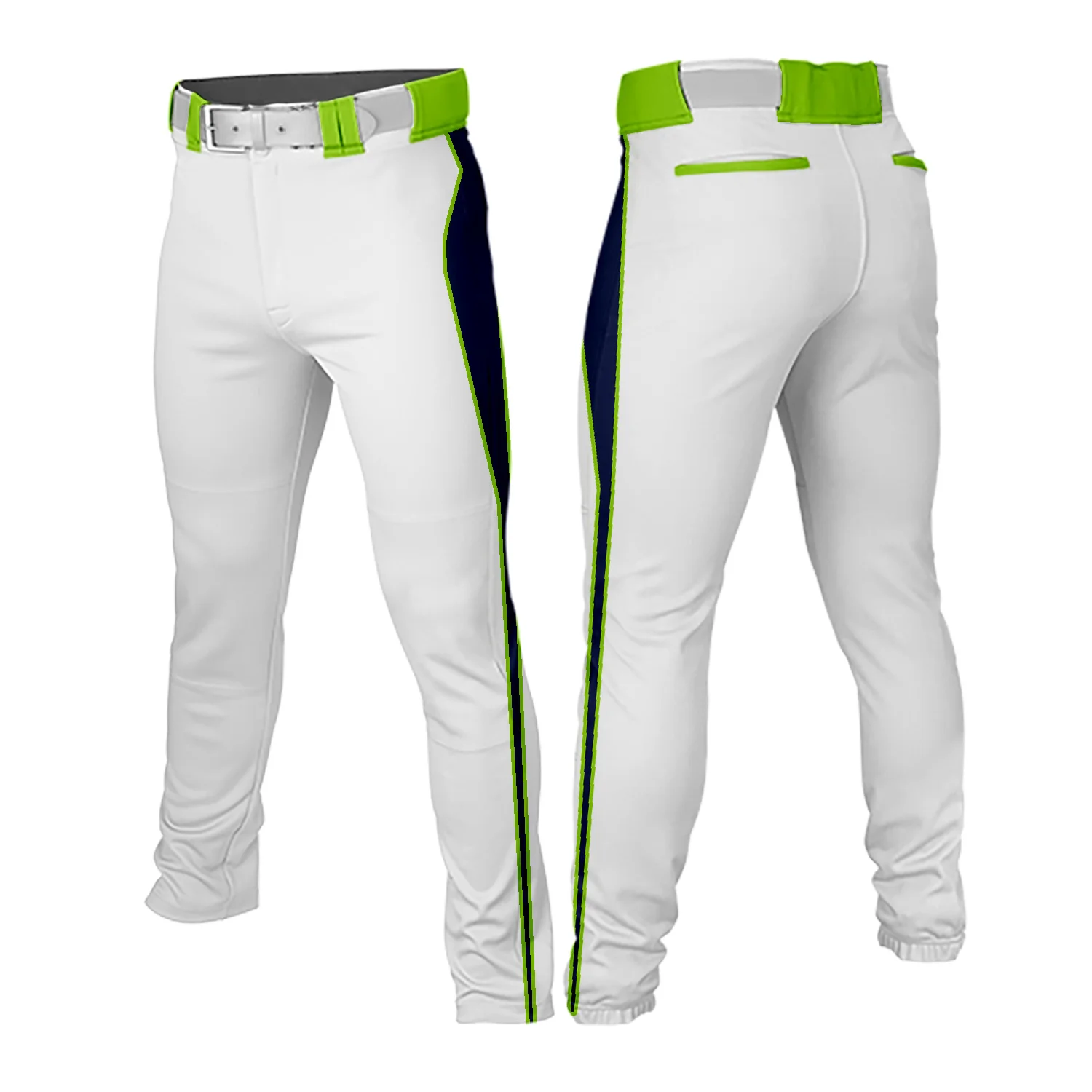 Custom Men Youth Traditional Baseball Game Pants Softball Training Uniform Breathable Casual Sports Trousers