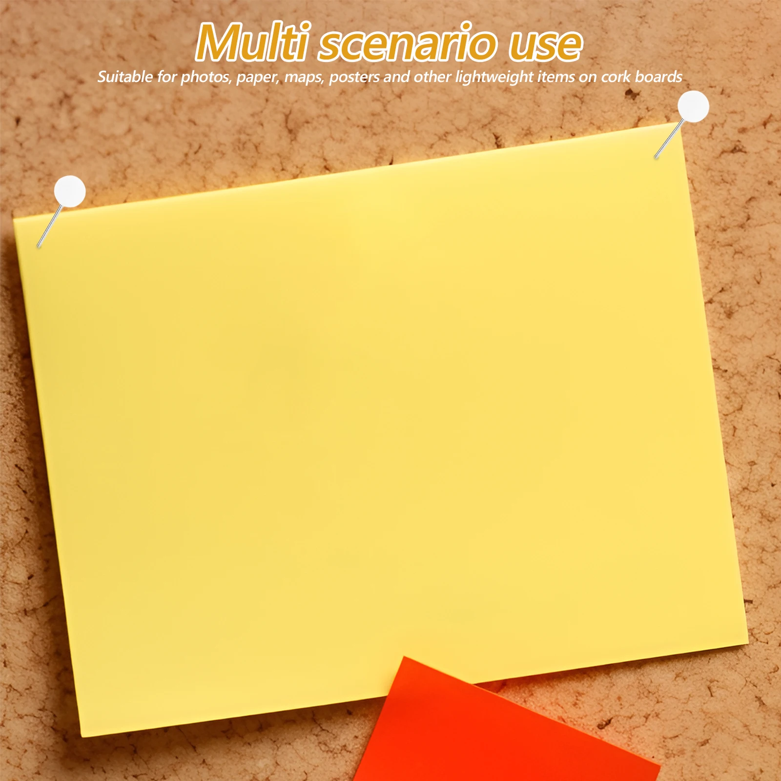 

500Pcs Map Tacks Round Head Pushpins for Bulletin Boards Posters Office Classroom Crafts Cork Board Pins Cork Board Pins