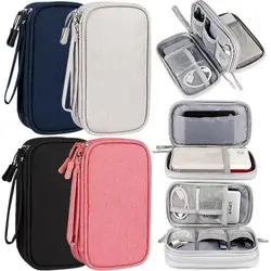 Digital Data Cable Storage Bag Mobile Phone Charging Bank USB Flash Drive Waterproof Storage Bag Headphone Hard Disk Organizer