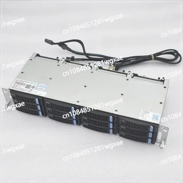 3.5-inch 6Gb Hard Drive Rack, 12Gb Storage NAS Black Qunhui CDN Hot Swappable SAS Series Chassis