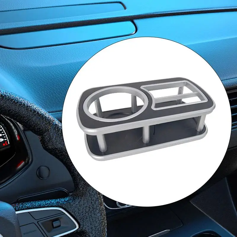 Car Dashboard Drink Double Hole Car Styling Front Center Console Storage Box Coin + Cup Holder For BMW E46 Series 1999-2006