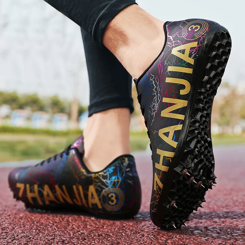 2025 New Tide Женская профессиональная спортивная обувь для прыжков в длину, легкая мужская уличная школьная легкоатлетическая обувь 2025 New Tide Женская профессиональная спортивная обувь для прыжков в длину, легкая мужская уличная школьная легкоатлетическая обувь