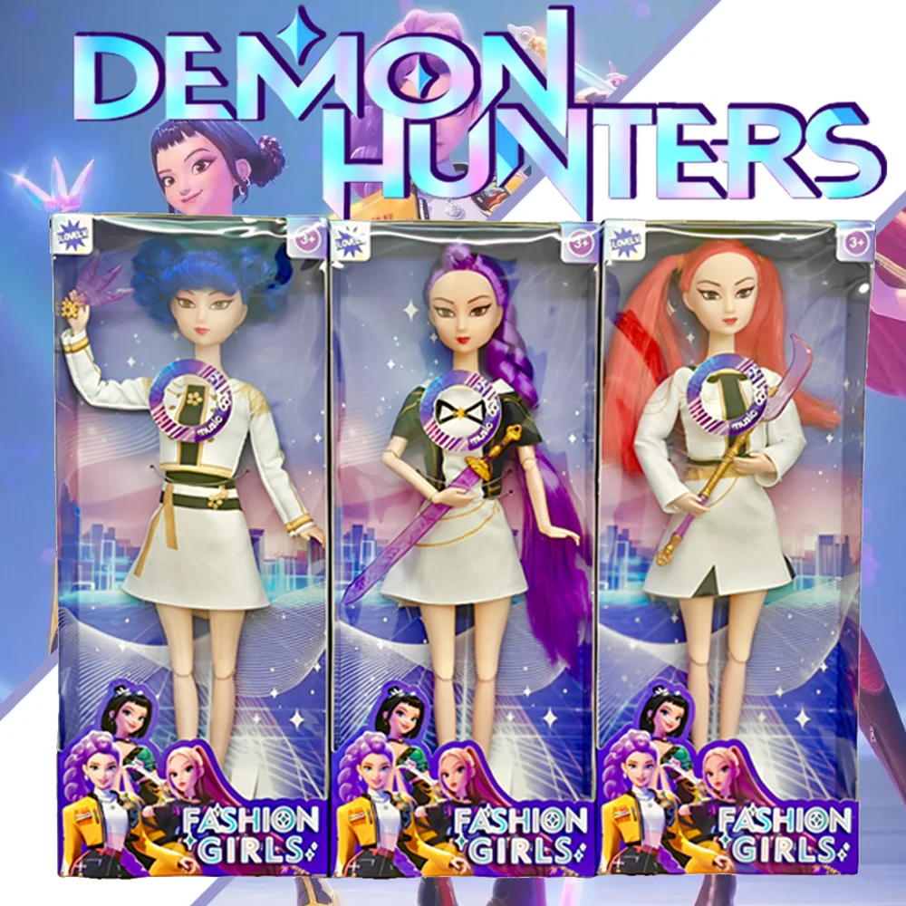 

2026 NEW Anime KPop Demon Hunters Doll Vinyl Toy Rumi Mira zoi Character vinyl mask figurine Birthday Gift Fan Club Gifts