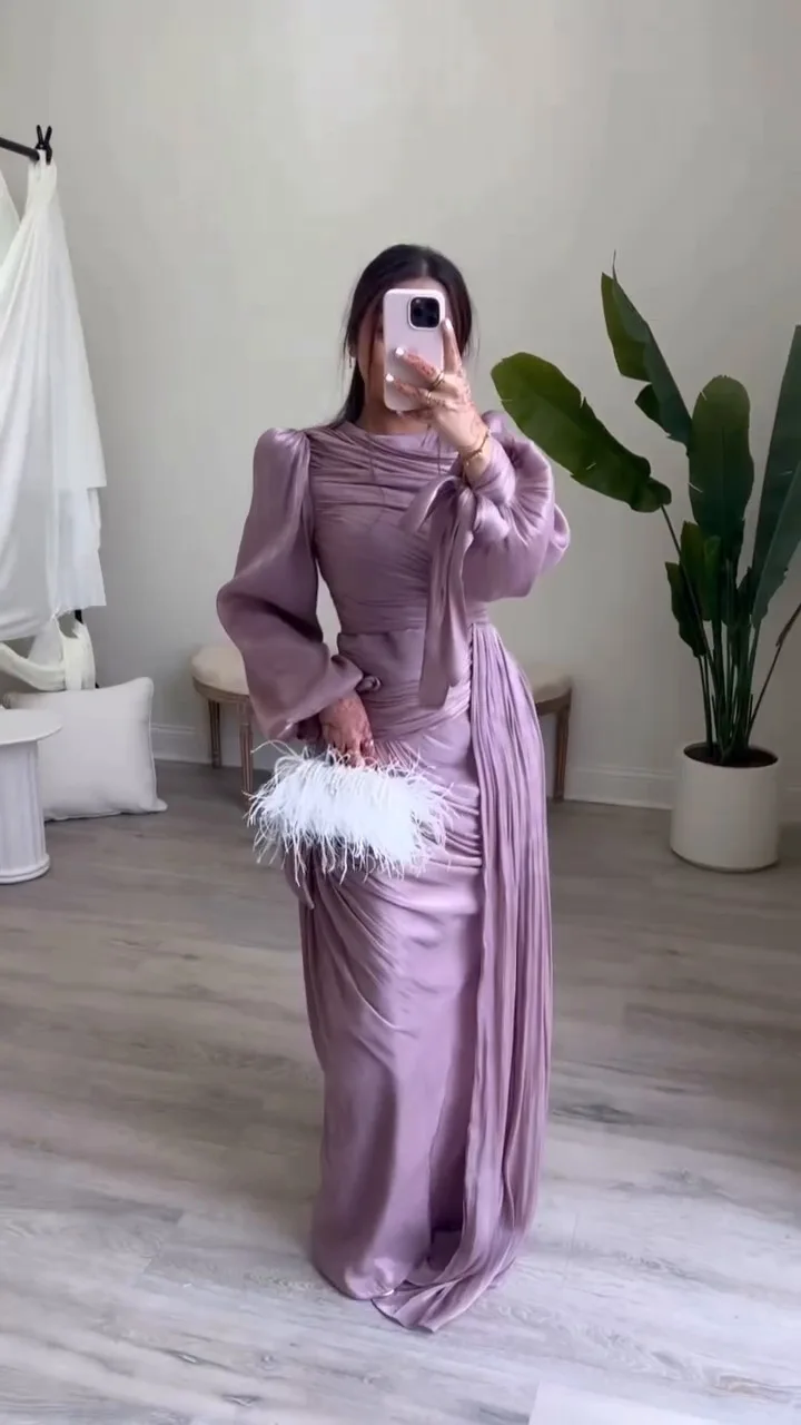 Shimmering Organza Modest Kaftan Dress product image from Kayea’s Collections