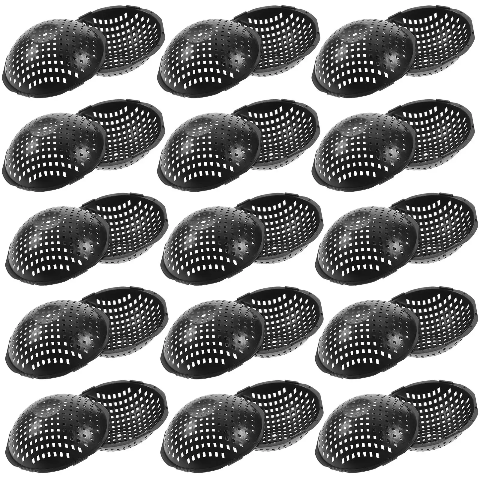 

50 Pcs Flower Pot Hole Mesh Pads Planter Bottom Net Lightweight Reusable Ventilated Breathable Soil Keeper Plastic Material