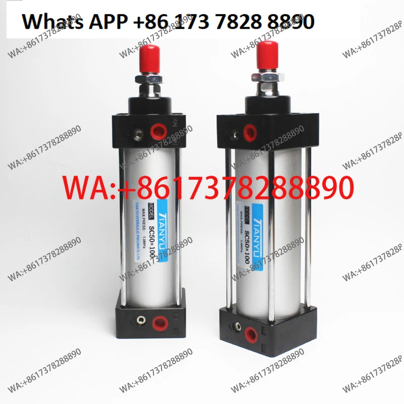 

SC standard cylinder 32/40/63/80/100X25/50/75/100/125/150/175/200S pneumatic( (without magnetic))