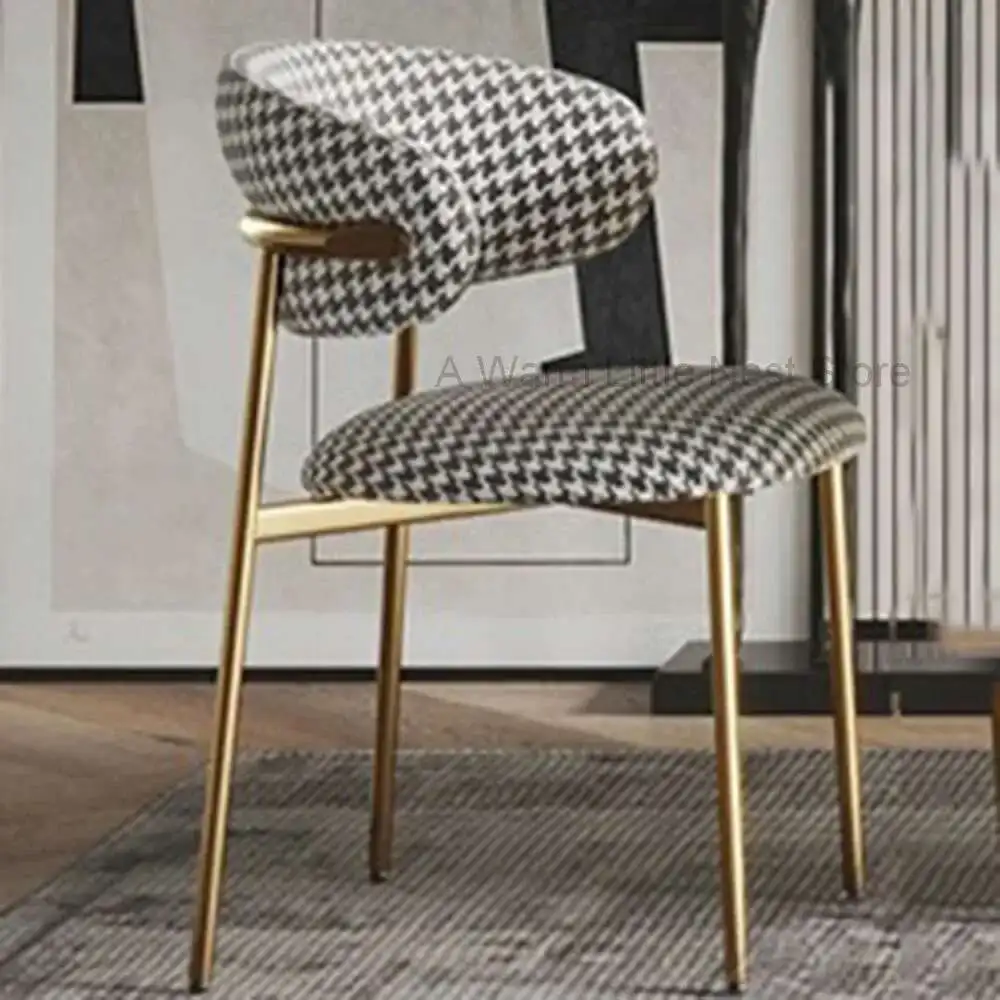 

Apartamento Nordic Dining Chair Comfortable Minimalist Leisure Garden Dining Chair Office Makeup Chaises Salle Manger Furniture