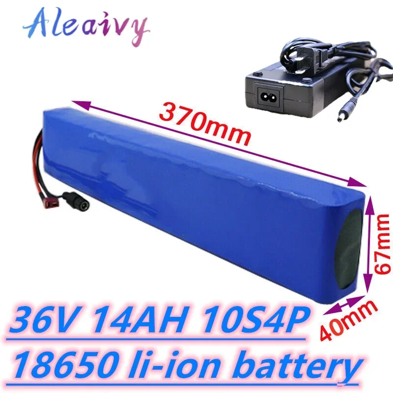 Li-ion Battery 36V 14AH Volt Rechargeable Bicycle 500W E Bike Electric Li-ion  Battery Pack 36v Battery  Electric Moped Scooter