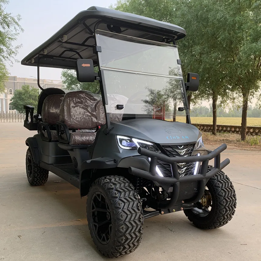 2024 New Model Style 350cc Petrol Engine Car For Sale Touring Adult Fuel Golf Cart With Cargo Bo