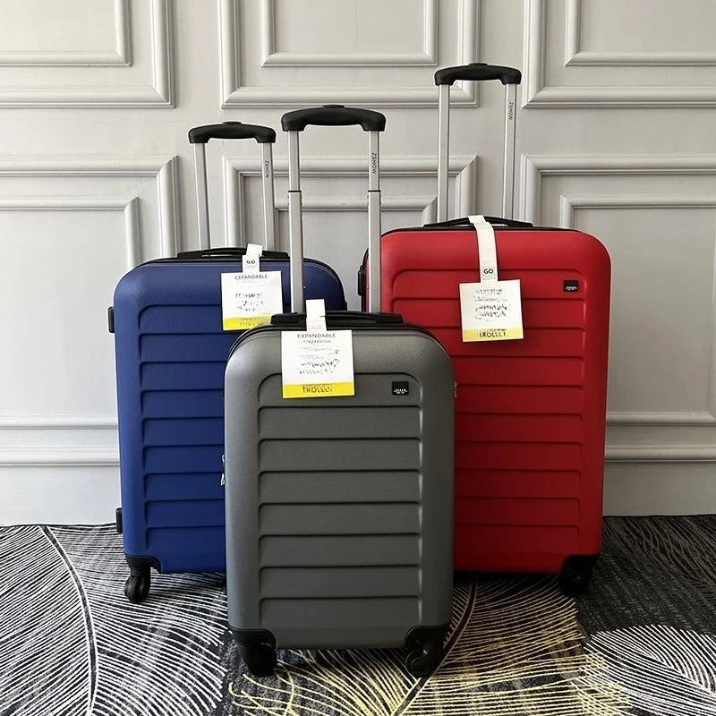 20 Inch Shockproof Spinner Luggage, Large Capacity Password Carry On Rolling Travel Suitcase