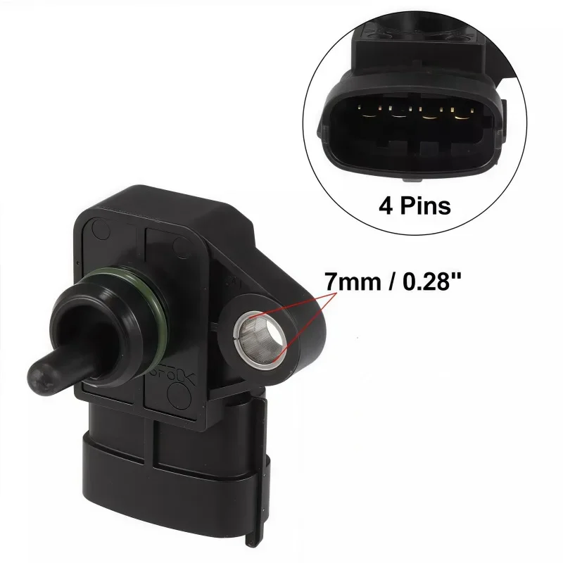 

Датчик абсолютного давления в коллекторе MAP для Kia Cadenza 2014 года, Hyundai Azera 2012-2014 гг., 2011-2014 Hyundai Santa Fe 39300-3C300