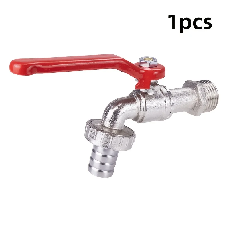 Robinet de jardin classique à simple sortie - Alliage de zinc, connexion 1/2 pouce, antirouille et antigel