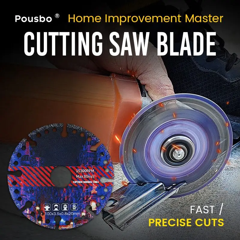 Steel Cutting Saw Blade Color Steel Tile Cut Light Steel Keel Marble Cutter Disc Angle Arinder Stone Cutting Machine Attachment