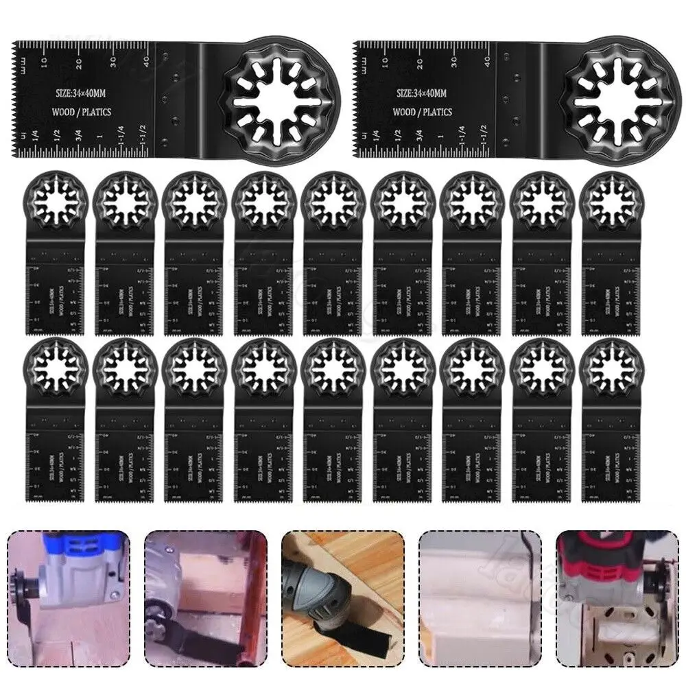 

Universal Saw Blade Black High Carbon Steel Multifunction Saw Blade Double-sided Wood Metal Cutter for Dewalt Makita
