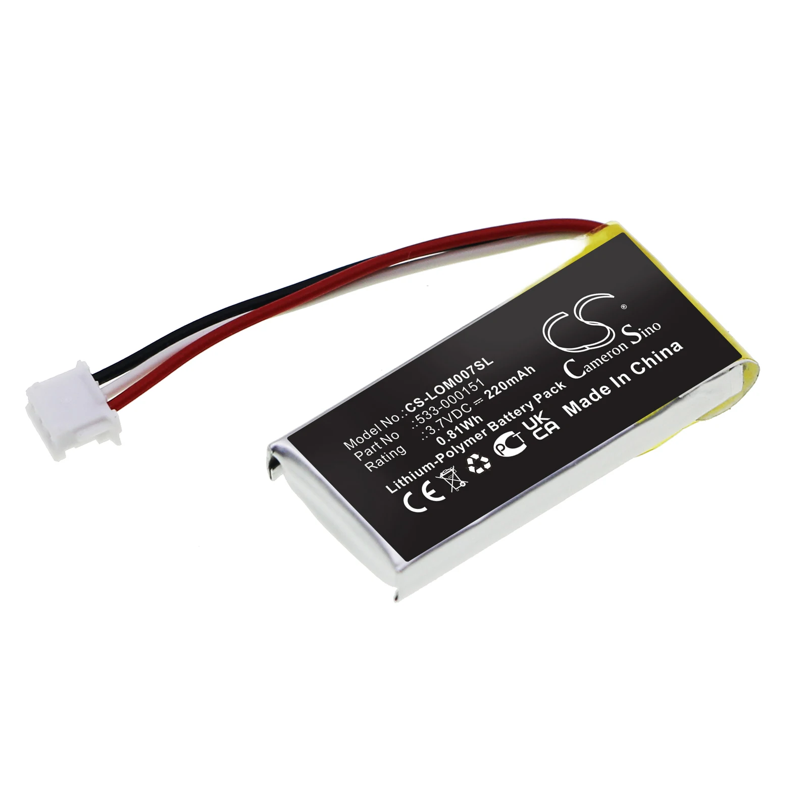 

Logitech G Pro X Superlight Li-Polymer Mouse Battery - 3.7V 220mAh Replacement