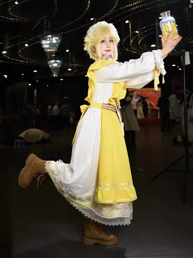 

Toy Merchant Cosplay Identity V Anime Women Fashion Dress Anne Lester Role Play Clothing Hallowmas Comic-con Party Suit Stock