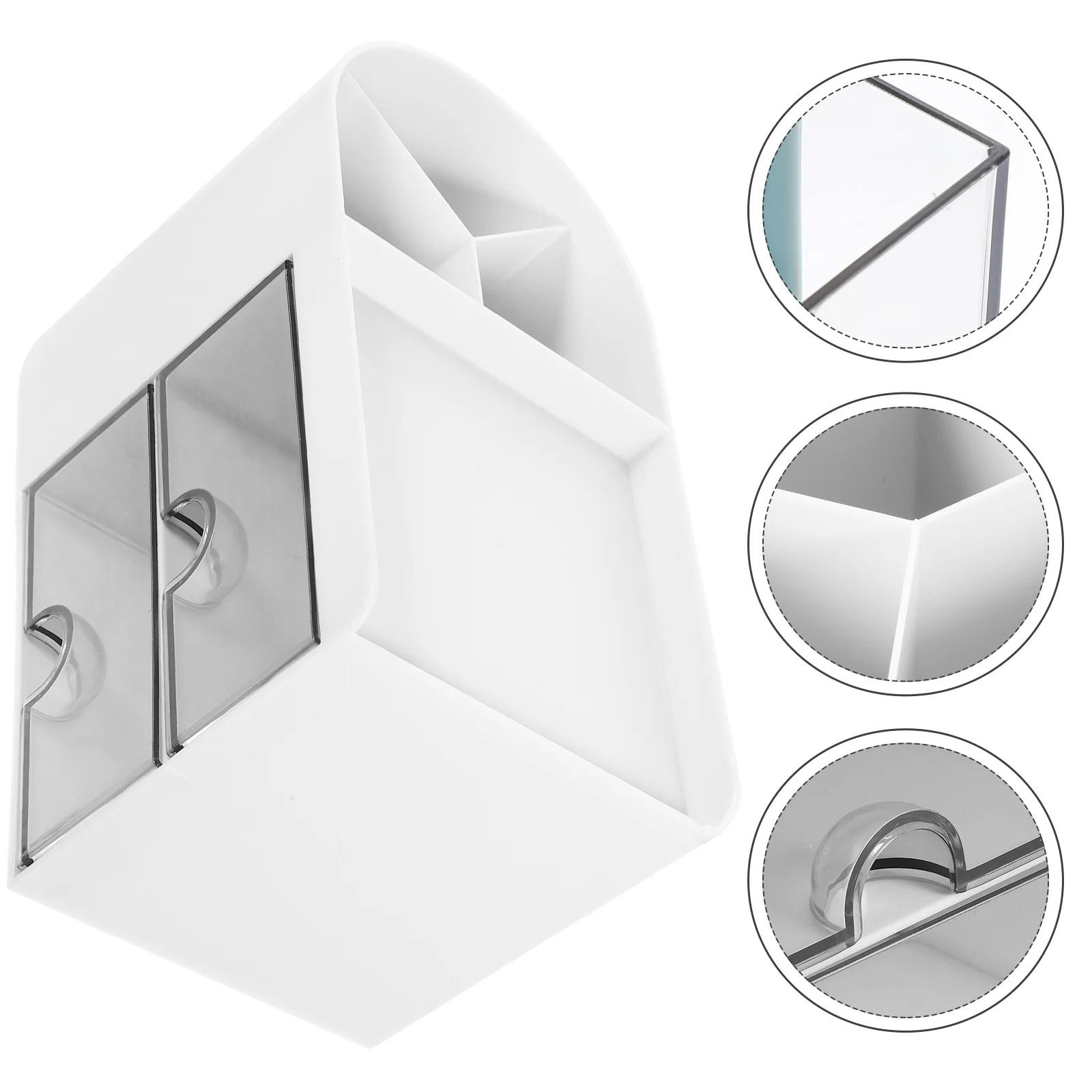 Безопасный практичный многофункциональный настольный органайзер для ручек, пластиковый ящик для хранения для студентов, учителей, офисных работников, подарок