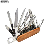 17 in 1 Pocket Folding Screwdriver 91mm Portable Outdoor Knife Multifunctional Stainless Steel Camping Pliers Knife Hand Tool