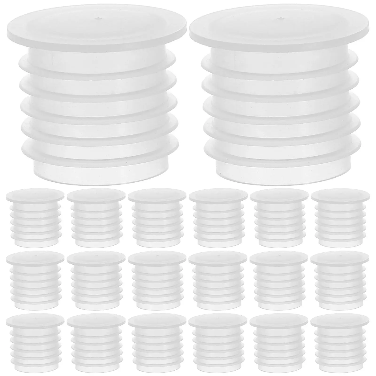 

100 Pcs Plastic Plug Bottle Stopper Cap Flowerpot Drainage Plugs for Planters Replacement Deep Hole Cover