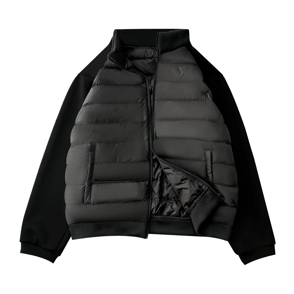 سترة Veidoorn Premium للرجال قصيرة للأسفل معطف شتوي دافئ سترة منتفخة خفيفة الوزن للرجال سترة للتزلج في الهواء الطلق سترة الطقس البارد #4