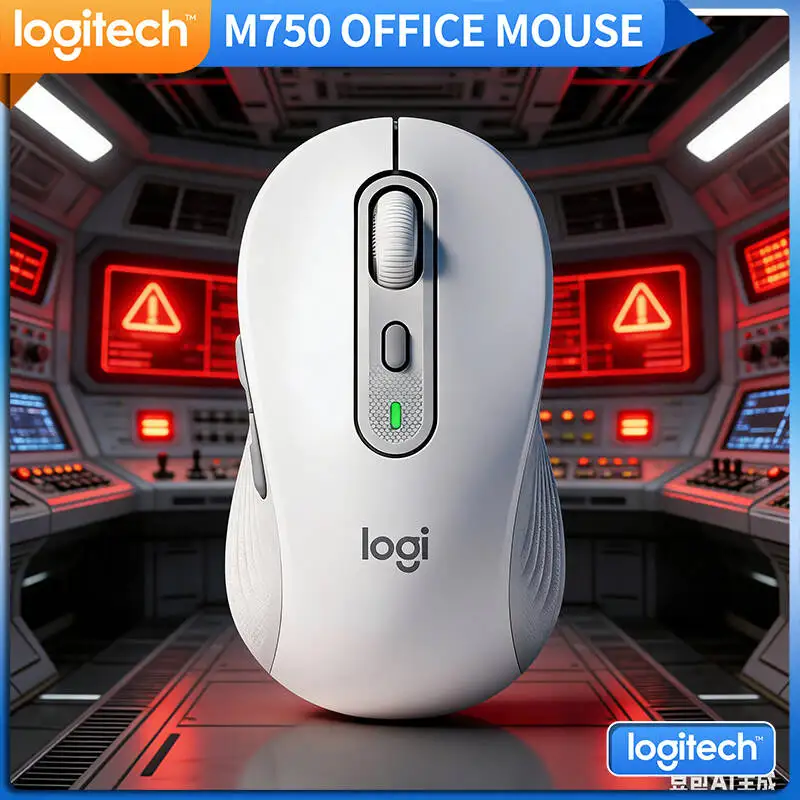 

Бесшумная офисная мышь M750 — точность 4000 DPI, экологичный дизайн, SmartWheel, двойное подключение, помощник для повышения эффективности бизнеса